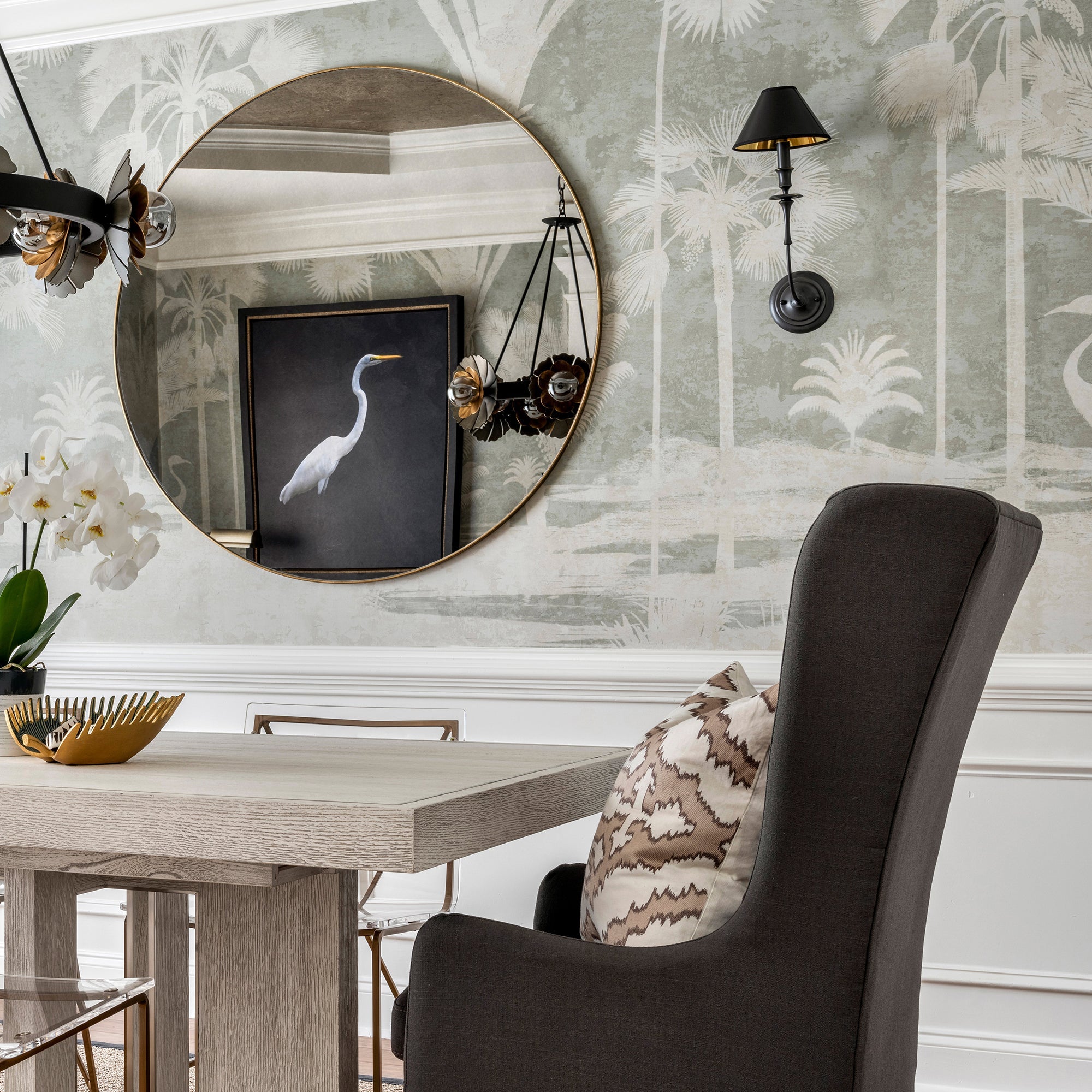 Moderne Wandlamp met Zwarte Stoffen Kap in Messing, Nikkel of Zwart – 1 of 2 Lichtpunten Design Verlichting | Restfield