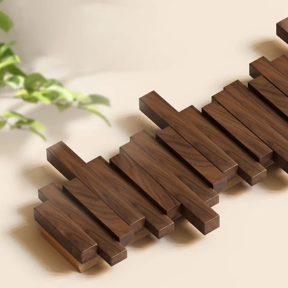 Kapstok met Magnetische Klapbare Haken | Hout & Modern Design