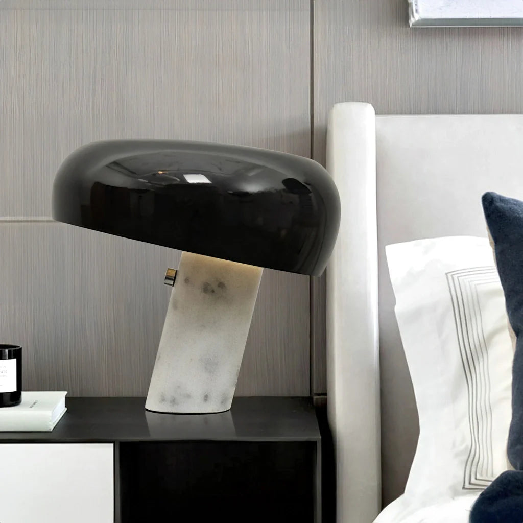 Design Tafellamp met Marmeren Voet – Warm Licht voor Woonkamer & Slaapkamer | Restfield