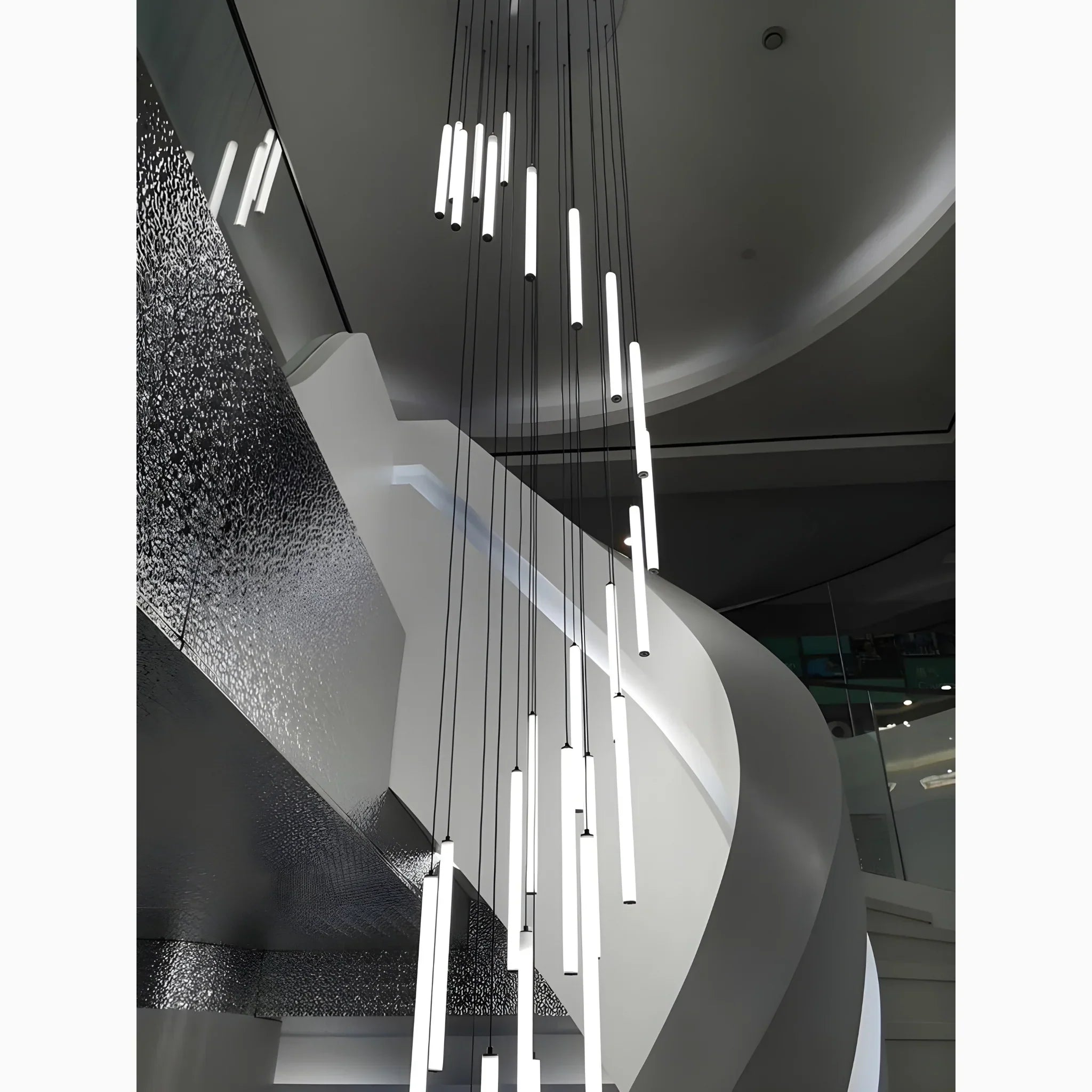 Trap Hanglamp Hoog Plafond Spiraal LED Meerdere Lichts Modern | Restfield