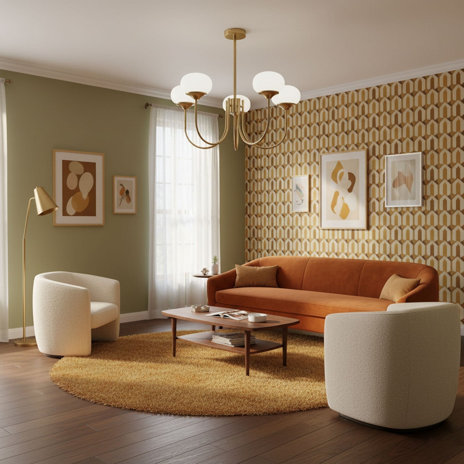 Glazen Kroonluchter Met Roze Witte Of Creme Bollen En Gouden Of Chromen Frame Moderne Design Kroonluchter Met 3 Of 5 Lichtpunten Voor Woonkamer En Eetkamer | Restfield