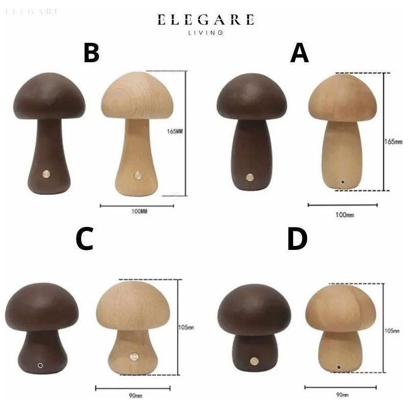 Tafellamp Paddenstoel Dimbaar USB Oplaadbaar Warm Wit | Restfield