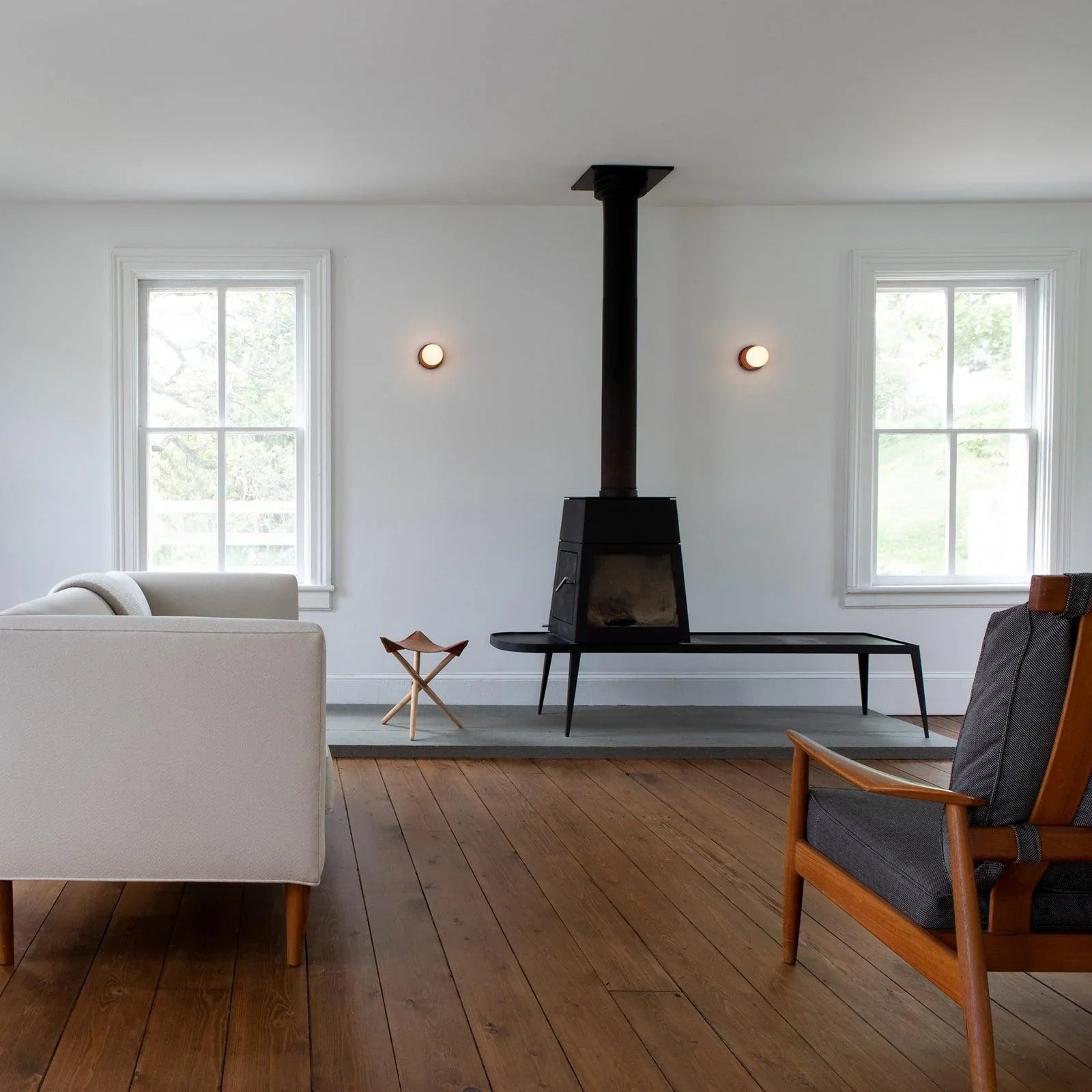 Wandlamp Glas Rond Nordisch Minimalistisch G9 LED Zwart Wit Groen Slaapkamer | Restfield