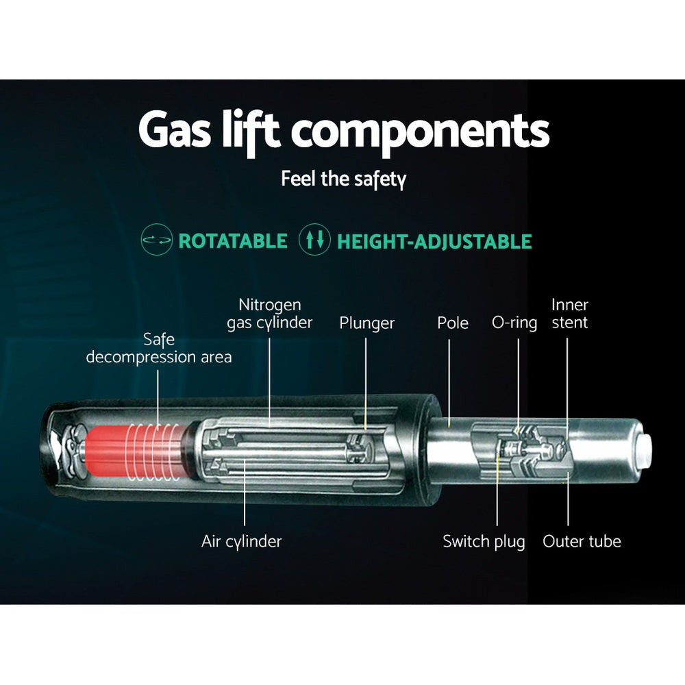 Ergonomische Bureaustoel met Ademend Mesh en Verstelbare Hoogte – Zwart Chroom Design | Restfield