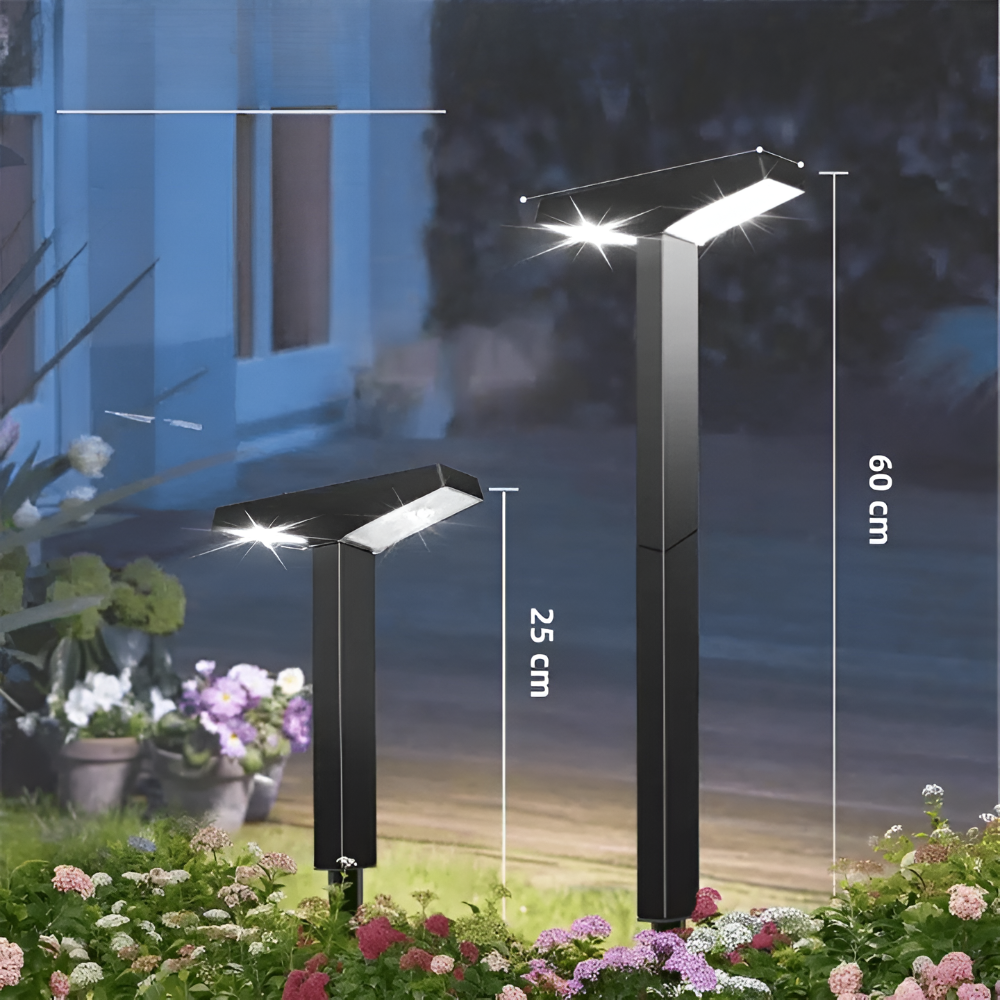 Zonne Lamp Buiten 4 Stuks Waterdicht IP65 Tuinpad Terras 60cm | Restfield