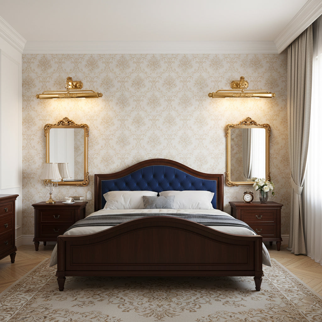 Messing Schilderij Wandlamp met Geïntegreerde Verlichting – Luxe Galerijverlichting in Antiek Messing | Restfield