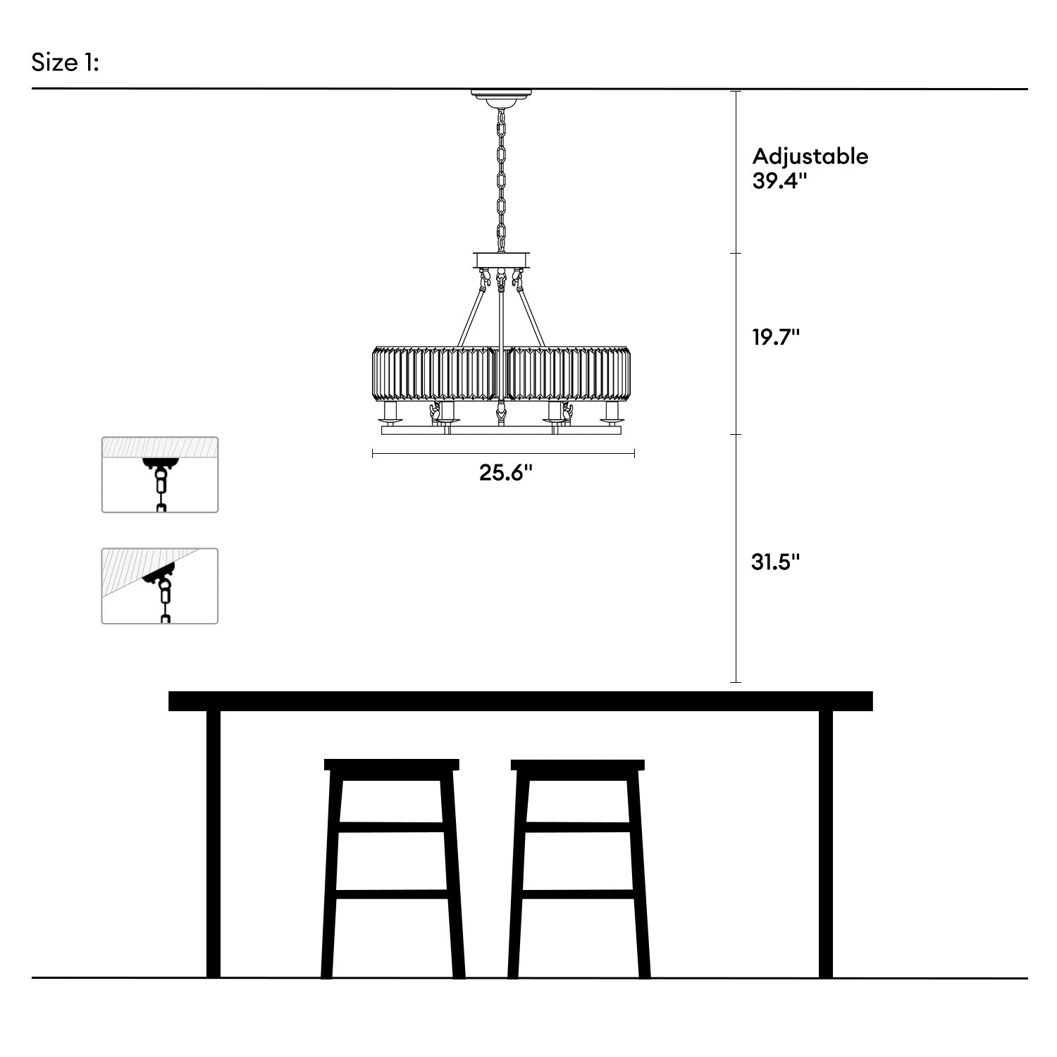 Kristallen Kroonluchter Rustiek Landelijk K9 Kristal Zwart Metaal E12 Eetkamer Woonkamer | Restfield