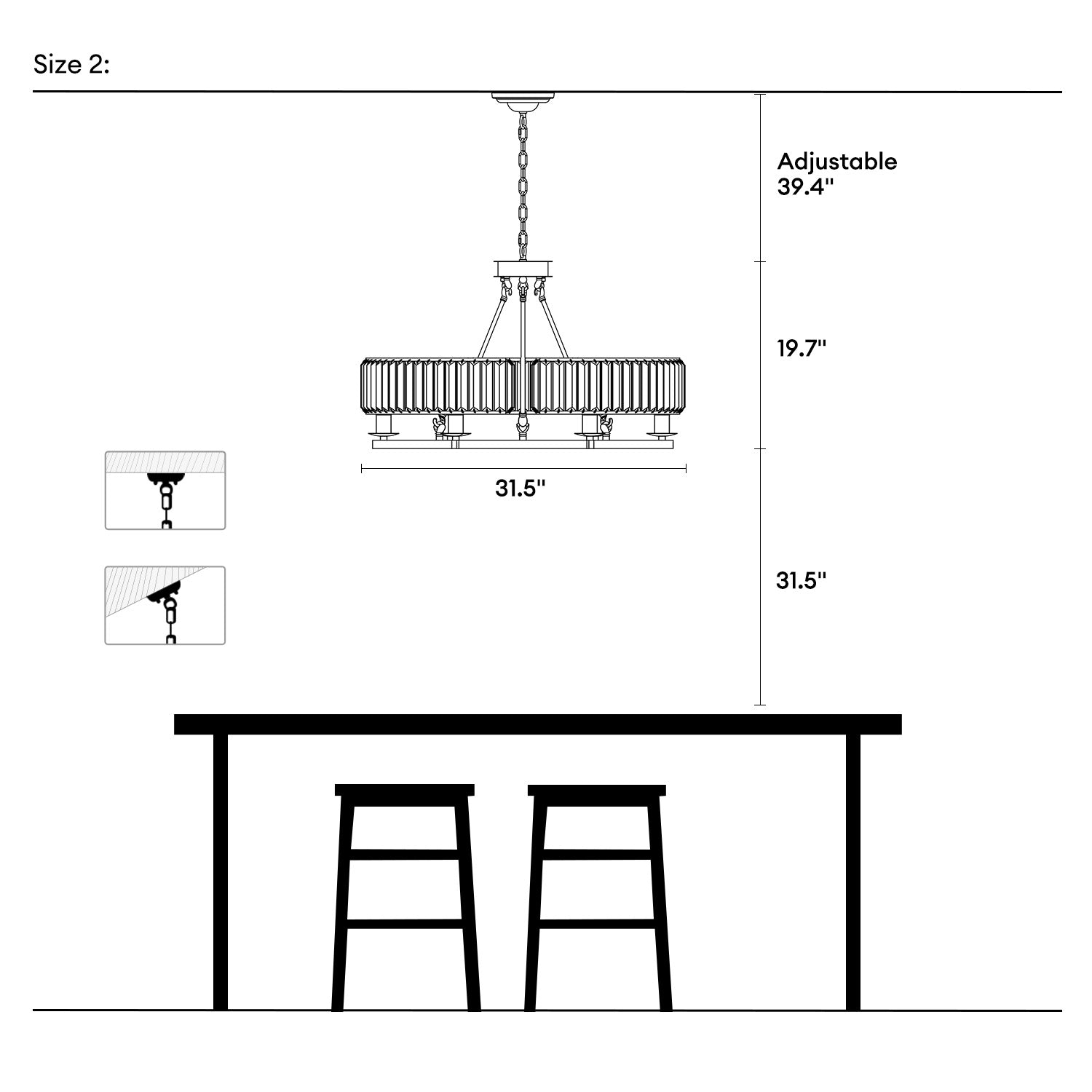 Kristallen Kroonluchter Rustiek Landelijk K9 Kristal Zwart Metaal E12 Eetkamer Woonkamer | Restfield