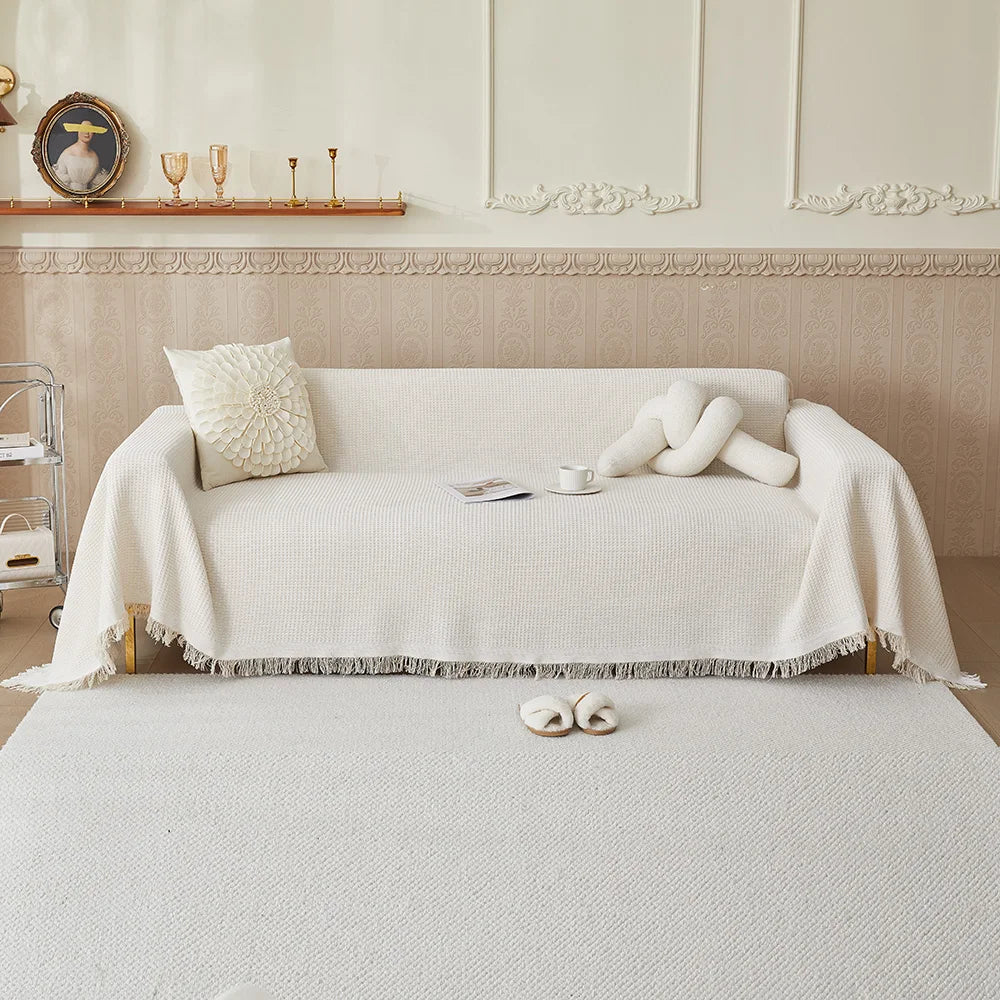 Bankbeschermer / Bankhoes van Katoen – Wasbaar, Ademend & Antislip voor Sofa | Restfield