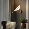 Design Wandlamp LED in Vogelvorm – Gouden Wandlamp met Warm Licht | Restfield