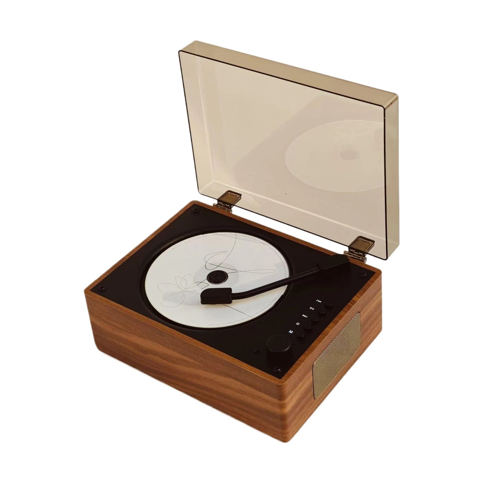 Lecteur CD rétro Bluetooth 5.1 Portable Bois USB AUX Salon Chambre Lecteur musical Rechargeable Télécommande Vintage | Restfield