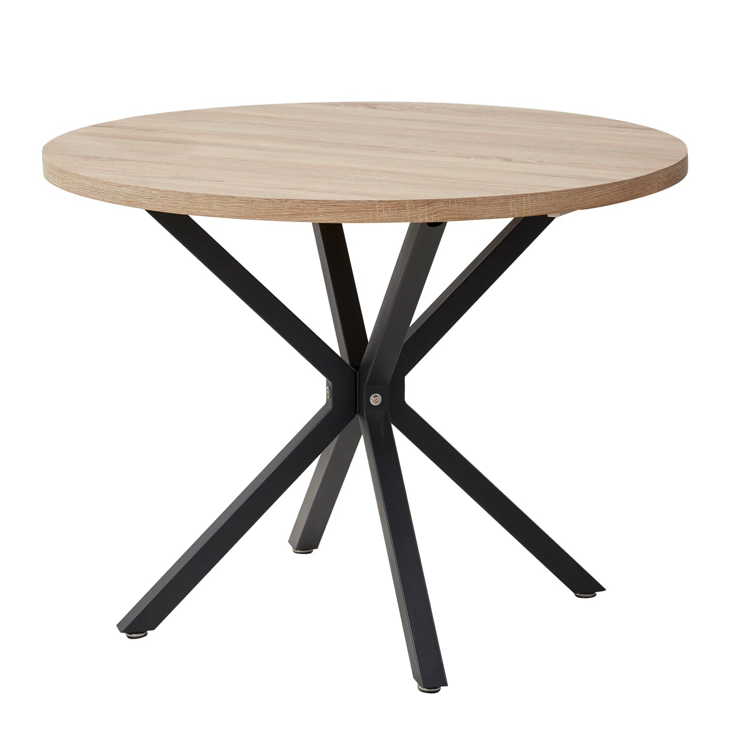 Ronde Eettafel 100cm Hout Modern Scandinavisch 4 Personen | Restfield