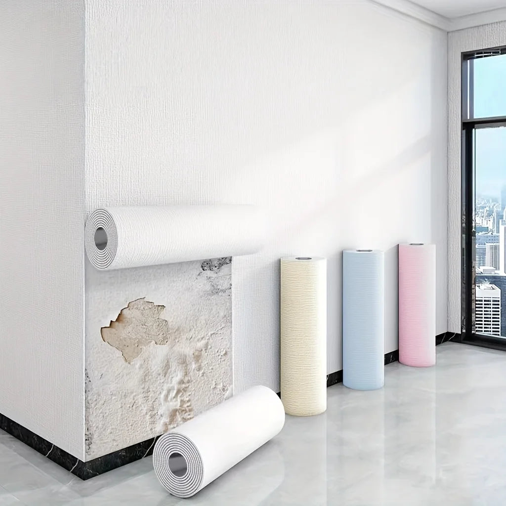 Zelfklevend Behang Linnen 3D 50cm Diatoom Wandpaneel Woonkamer Slaapkamer Muurdecoratie Zelfklevend Schuim Wandbekleding Rol | Restfield