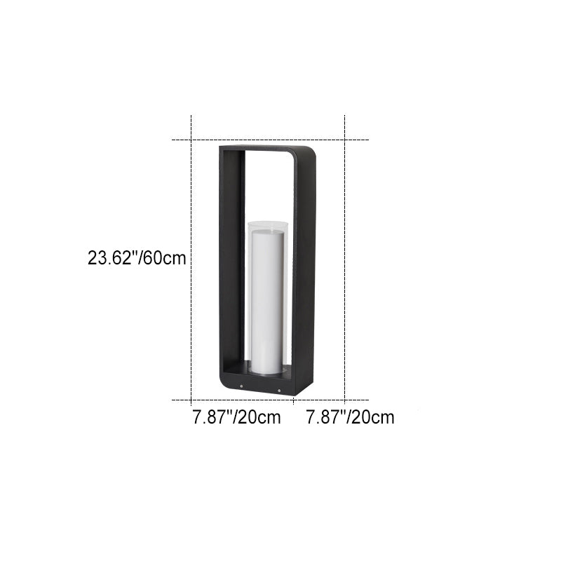 Led tuinlamp voor buiten – vierkante moderne buitenlamp met warm licht | Restfield