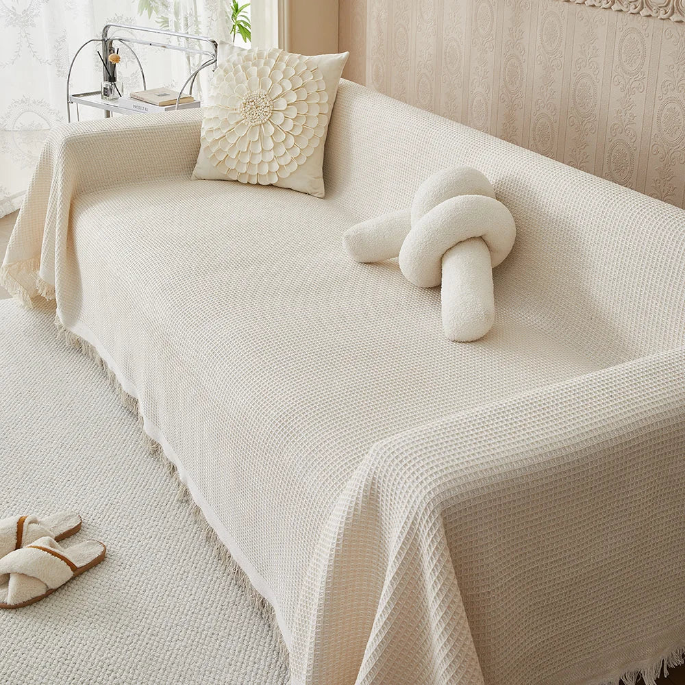 Bankbeschermer / Bankhoes van Katoen – Wasbaar, Ademend & Antislip voor Sofa | Restfield