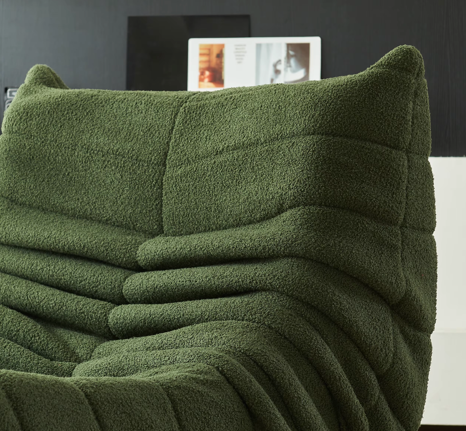 Zitzakbank Fluweel Lounge Stoel Vloerstoel Met Rugleuning Traagschuim Relax | Restfield