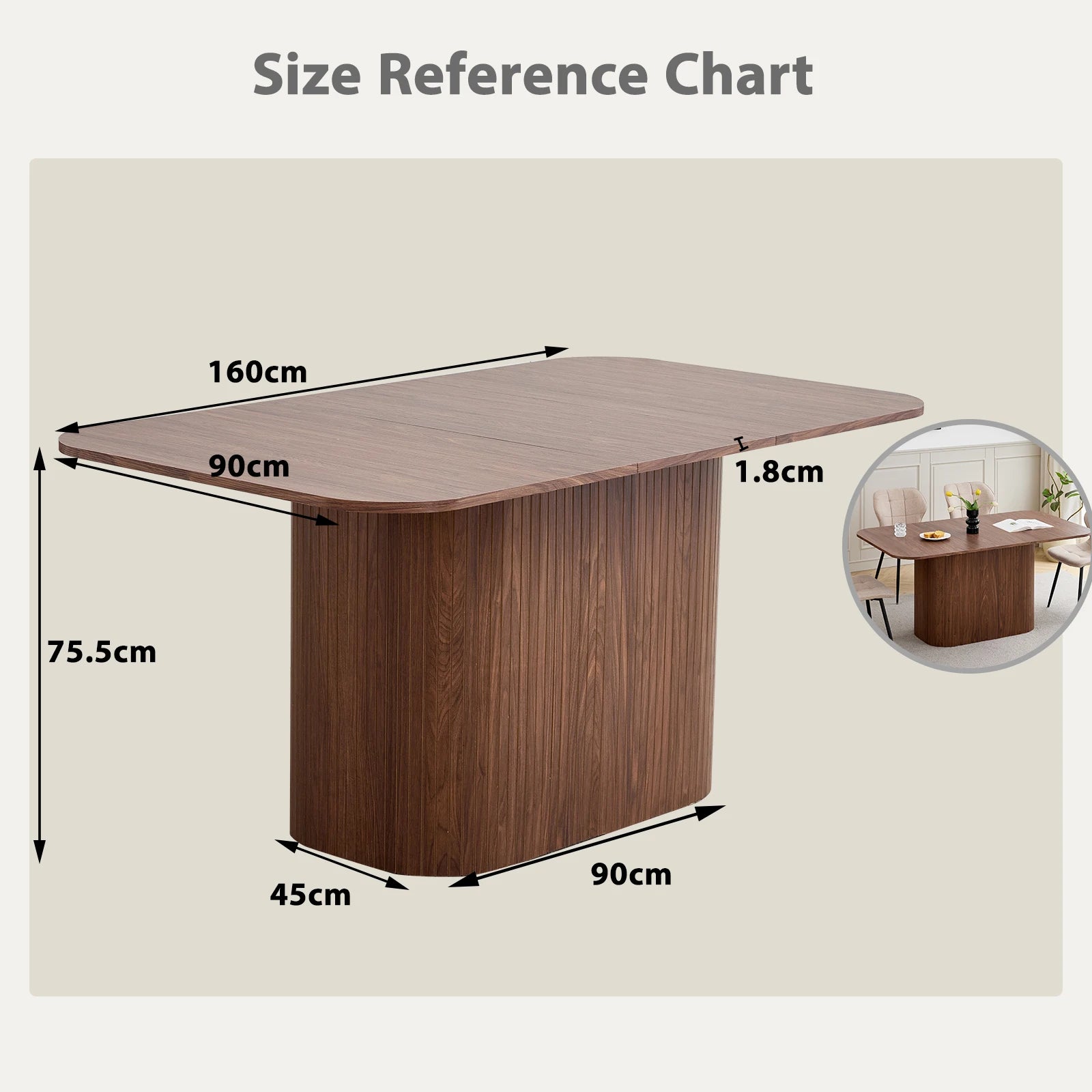 Eettafel Massief Hout Scandinavisch 160x90 Rechthoek 4-6 Personen | Restfield