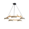 Ronde Hanglamp Met Vogels Houten Ring LED 65cm 72cm | Restfield