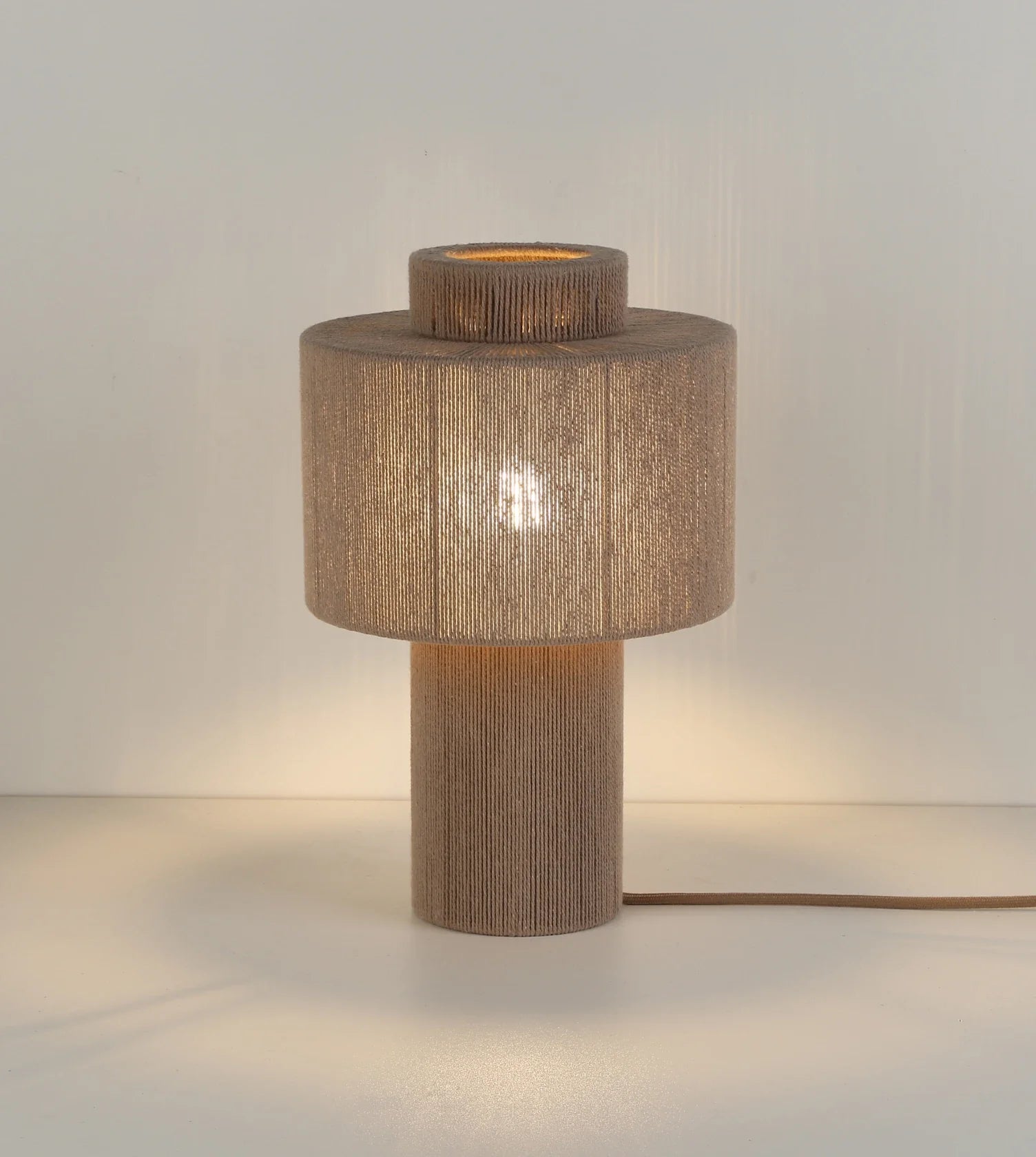 Hanglamp Gevlochten Katoen Natuurlijk Design 25cm Boho Sfeerverlichting | Restfield