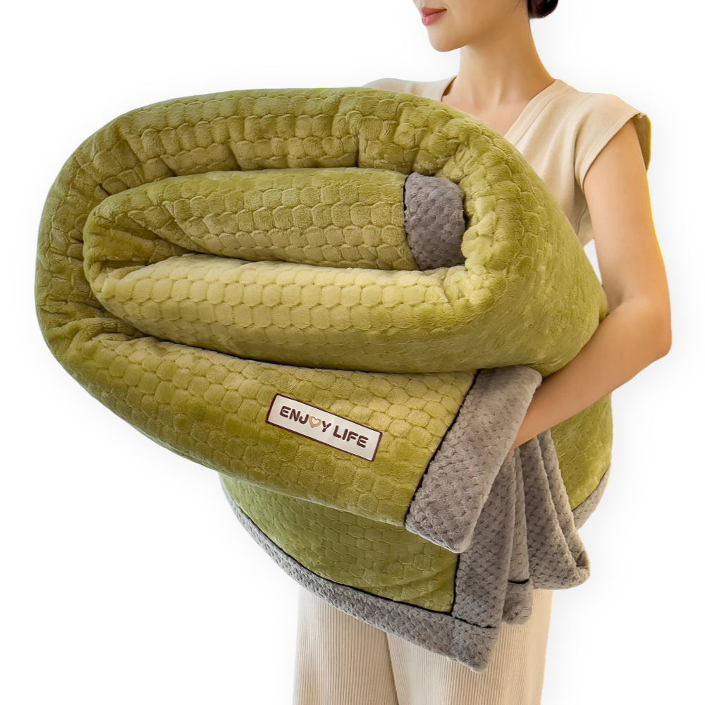 Fleece Deken Plaid Zacht Warm Patchwork Winter 300-350g M2 | Restfield