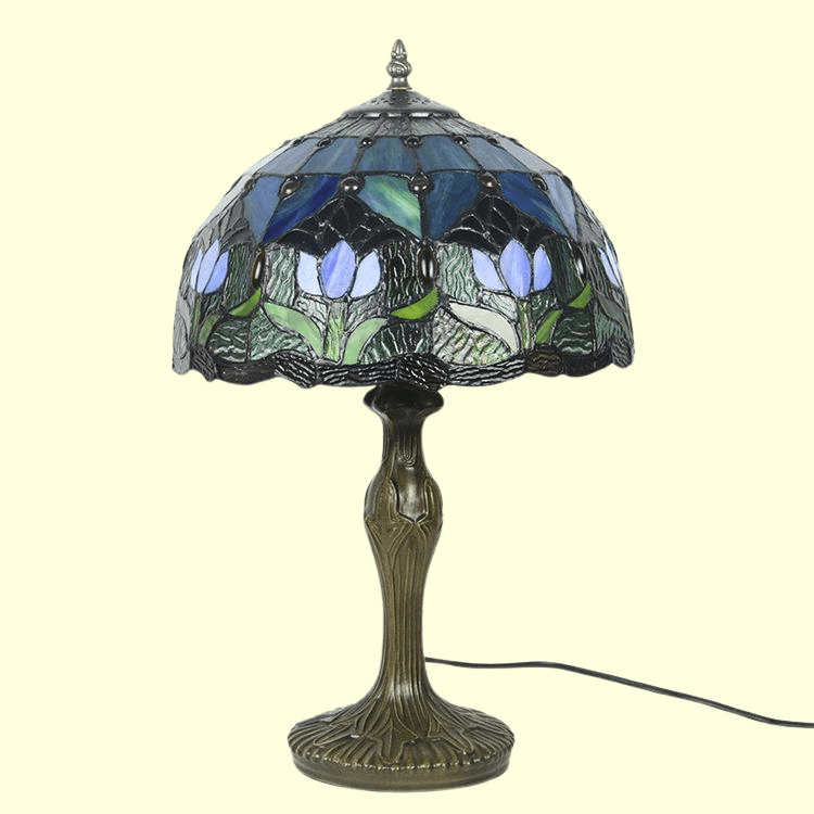 Tiffany Tafellamp Buntglas Klassiek 45cm E26 Glas Metaal Woonkamer | Restfield