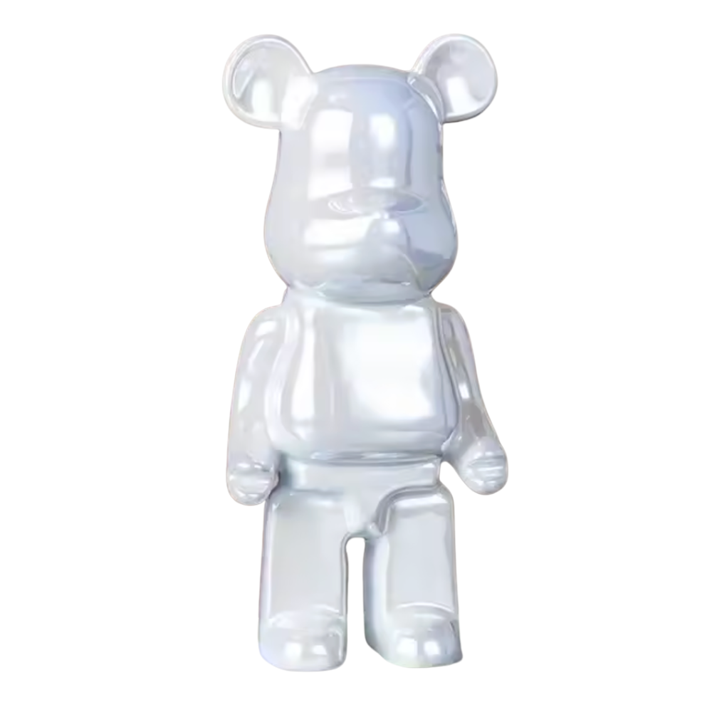 Sculpture ours résine fait main moderne 28cm décoration salon bureau | Restfield