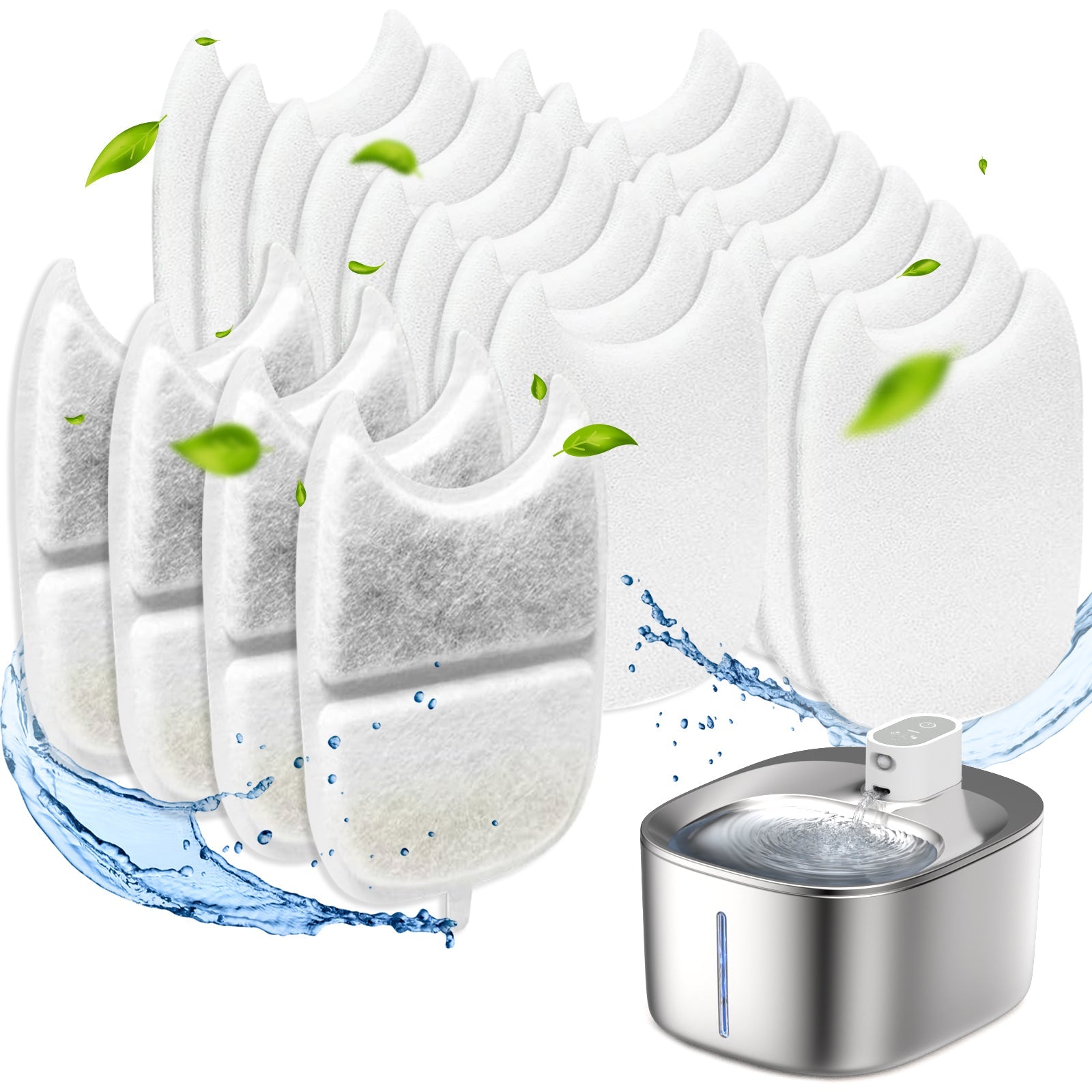 Slimme RVS Drinkfontein voor Katten en Kleine Honden 4L – Draadloos met Filter en Stil Waterpomp | Restfield