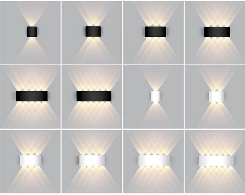 Waterdichte led buitenwandlamp met modern aluminium design en up & downlight | Restfield