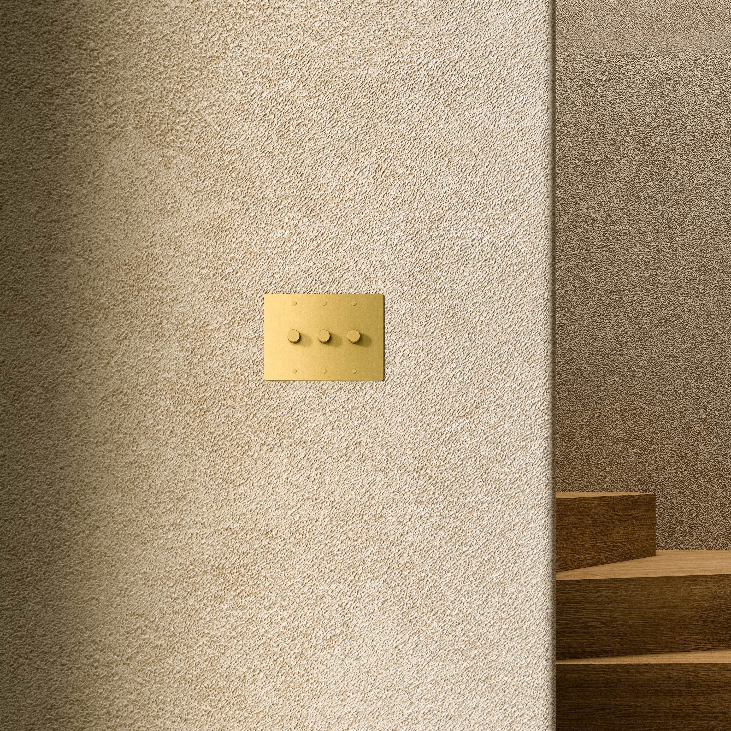 Luxuriöser Messing Dimmer Schalter mit Drehknopf und Zeitlosem Design | Restfield