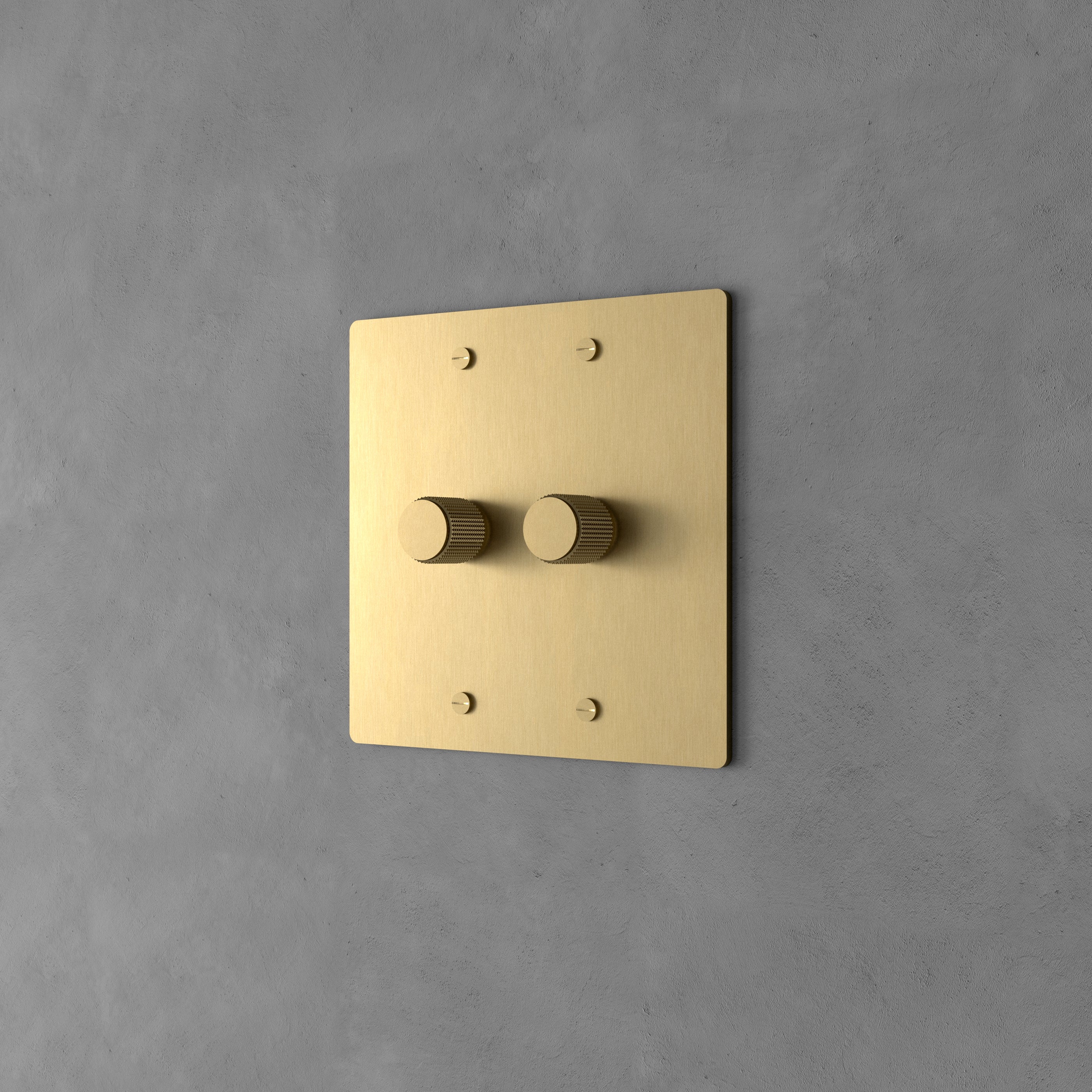 Luxe Messing Dimmer Schakelaar Met Draaiknop En Tijdloos Design | Restfield