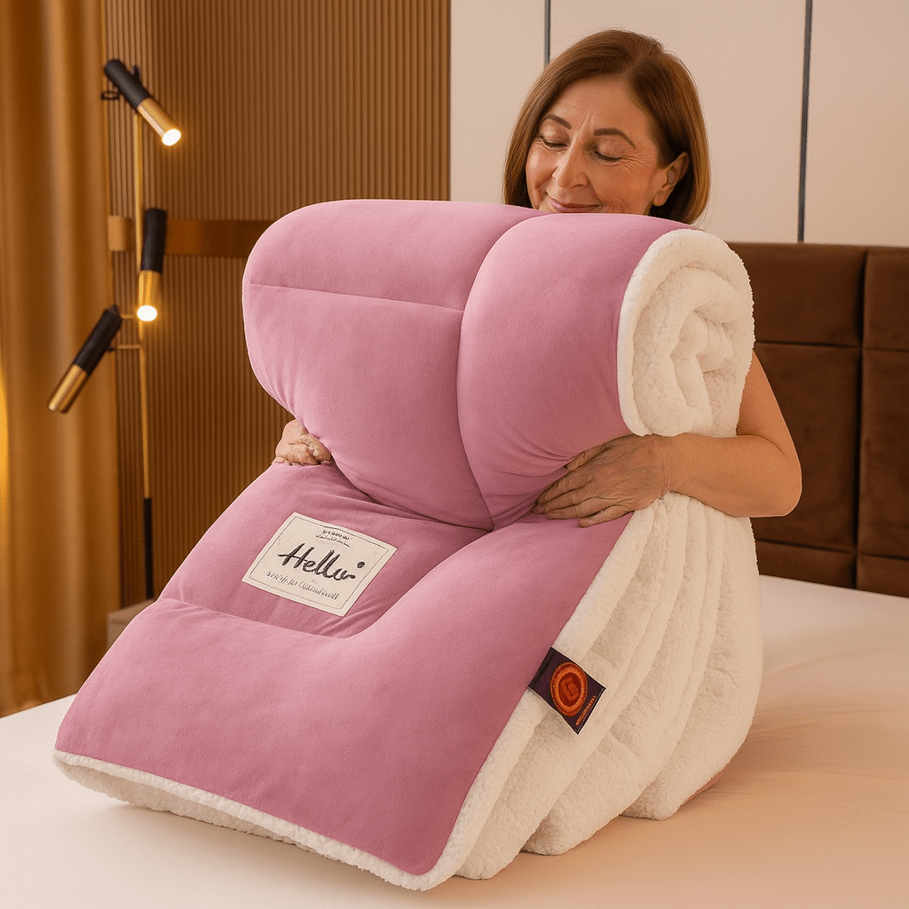 Sherpa Dekbed Omkeerbaar Zacht Fluffy Warmte Tweezijdig Alle Seizoenen Polyester | Restfield