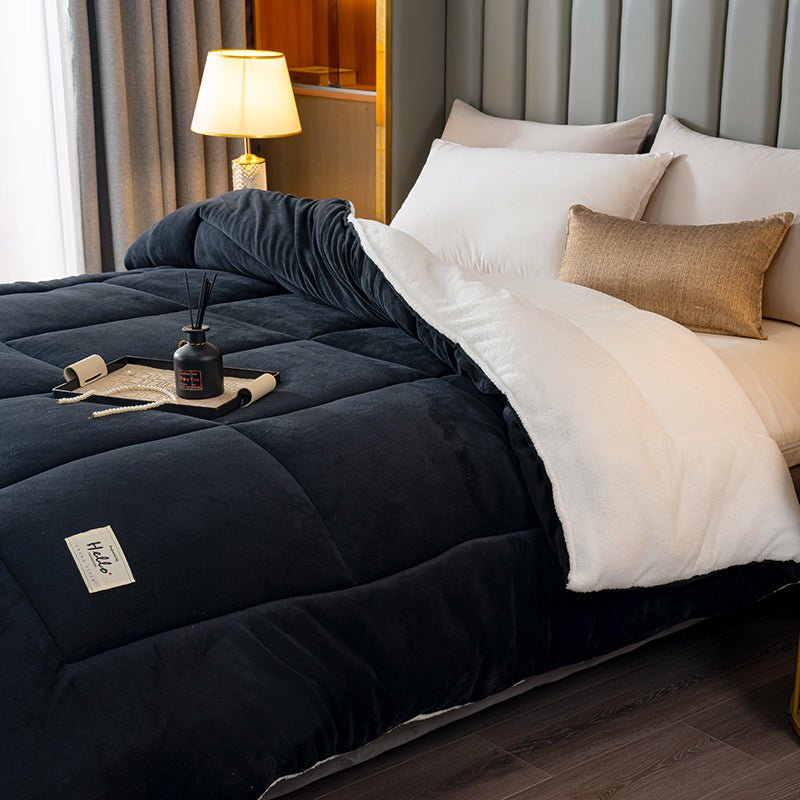 Sherpa Dekbed Omkeerbaar Zacht Fluffy Warmte Tweezijdig Alle Seizoenen Polyester | Restfield