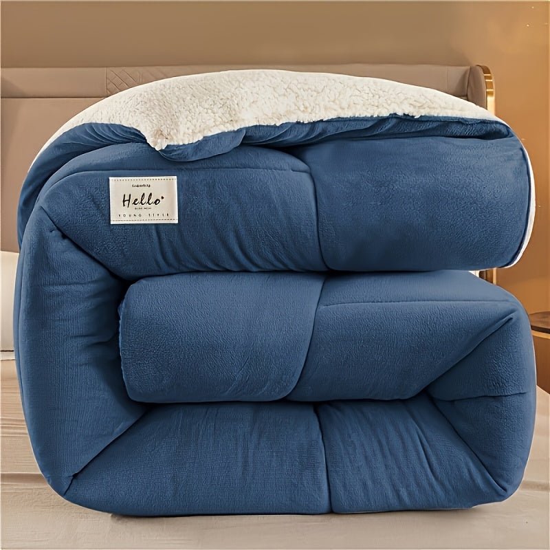 Sherpa Dekbed Omkeerbaar Zacht Fluffy Warmte Tweezijdig Alle Seizoenen Polyester | Restfield