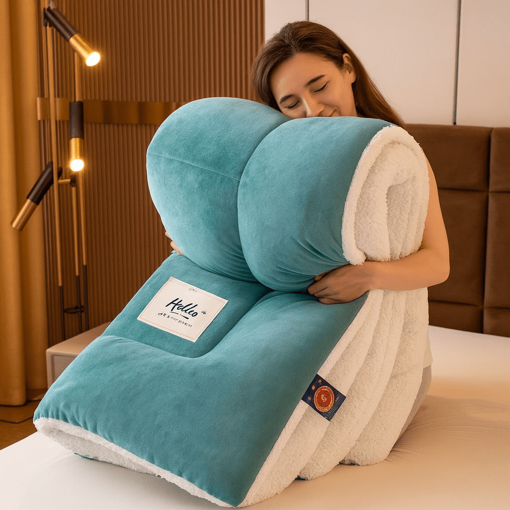 Sherpa Dekbed Omkeerbaar Zacht Fluffy Warmte Tweezijdig Alle Seizoenen Polyester | Restfield