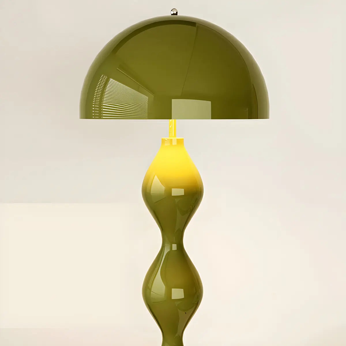 Moderne Mushroom Vloerlamp met Metalen Kap en 3 Lichtstanden – Scandinavische Design Staande Lamp met Voetschakelaar | Restfield