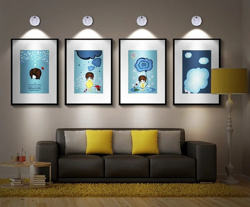 Draadloze LED spot met afstandsbediening en dimfunctie | Restfield