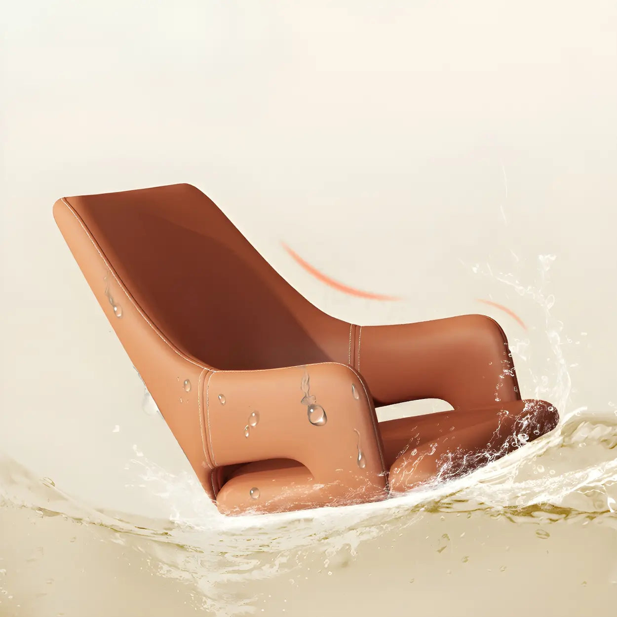 Moderne Eetkamerstoel met Armleuningen in Kunstleer en Zwart Metalen Onderstel – Comfortabele Design Stoel voor Eetkamer of Kantoor | Restfield