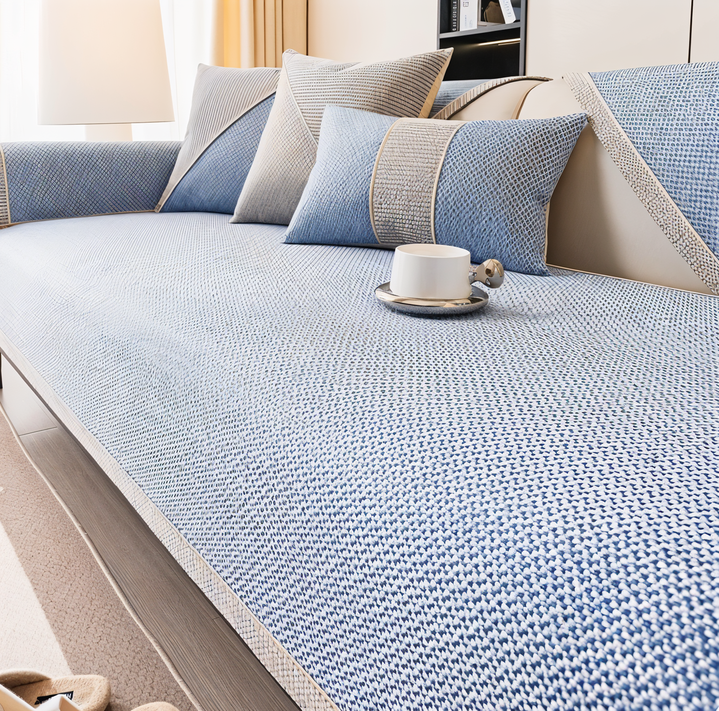 Bankhoes Antislip Ademend Universeel Meerdere Maten Woonkamer Bankovertrek Beschermhoes | Restfield