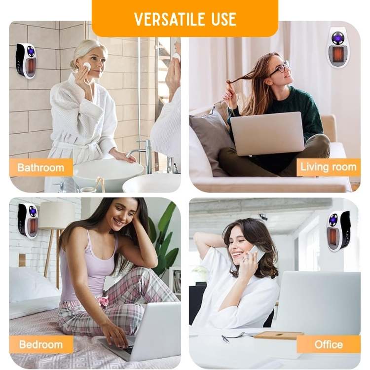 Compacte keramische elektrische heater voor snelle ruimteverwarming tot 32 m² | Restfield