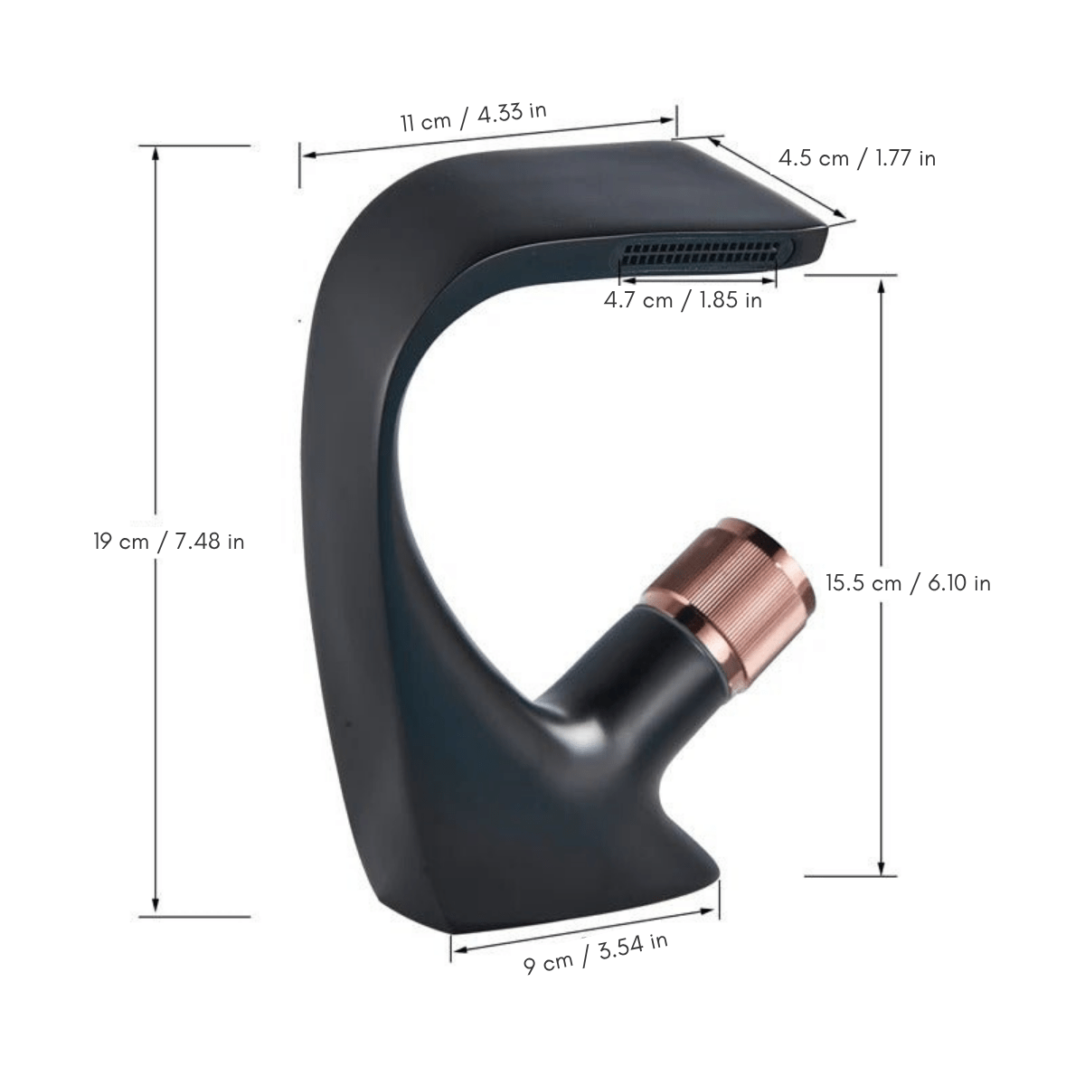 Wastafelkraan Met Waterval Uitloop En Éénhendel Design Voor Badkamer | Restfield