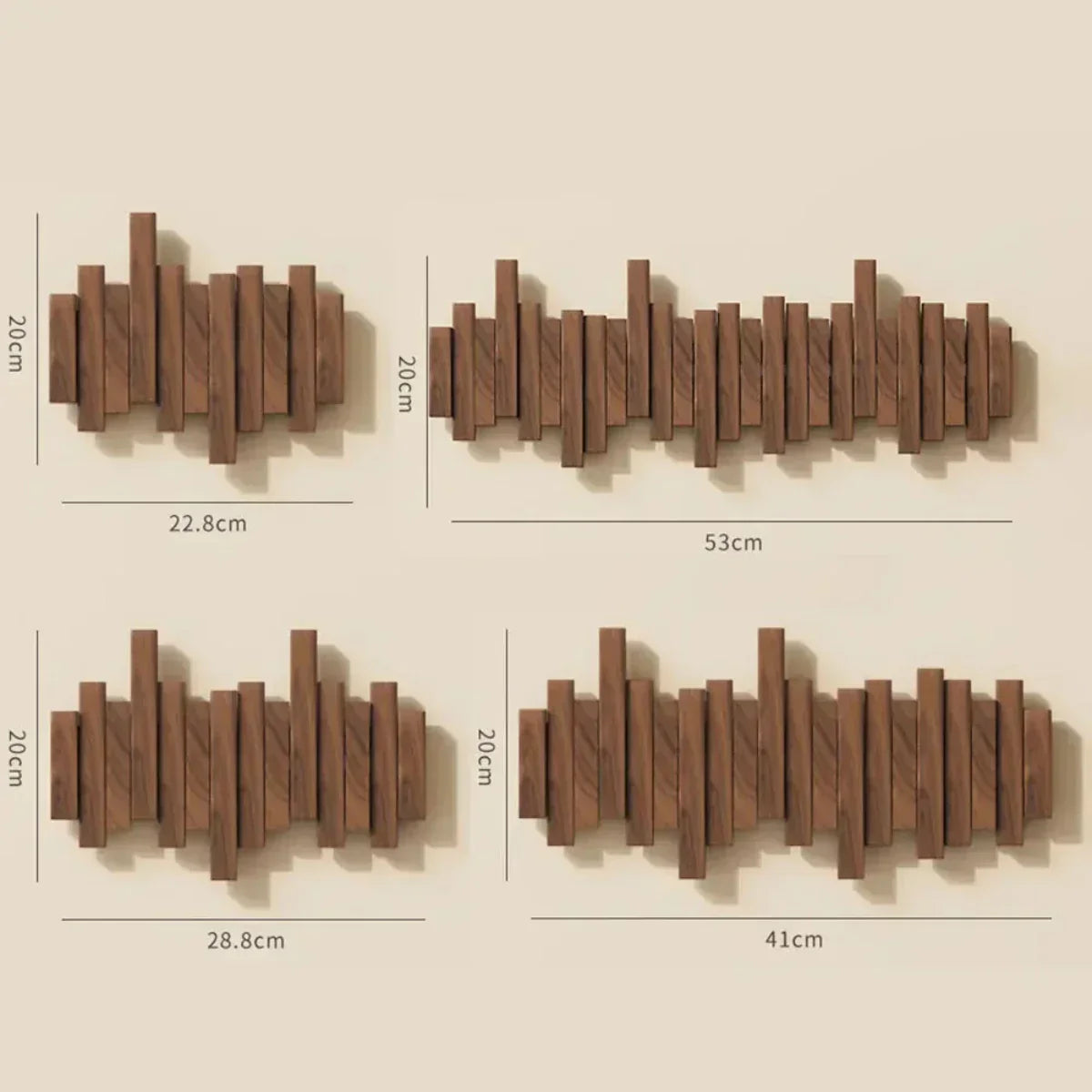 Patère murale en bois de piano – Patère murale minimaliste pour hall & intérieur | Restfield