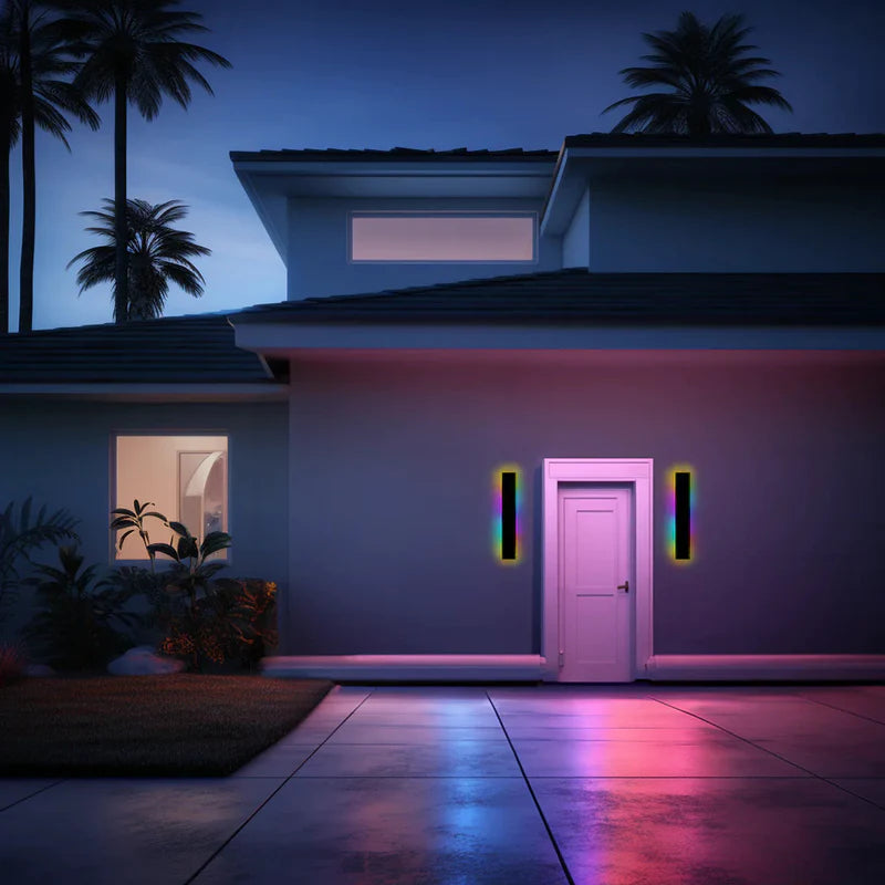 Buitenlamp Wandlamp LED Zwart Aluminium IP65 30-200cm Modern | Restfield