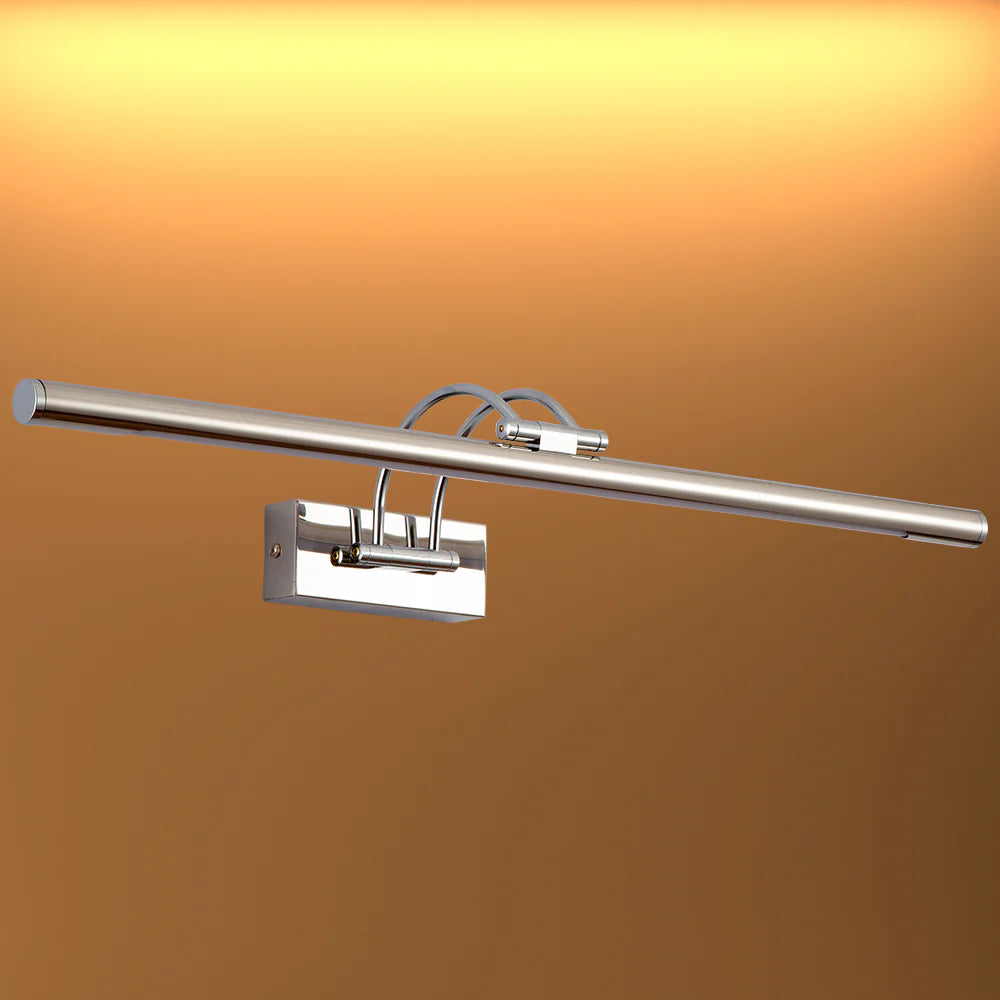 Spiegellamp LED Warm Wit 3000K 8W 64cm Goud Nikkel Messing Chroom Schilderijlamp Wandlamp