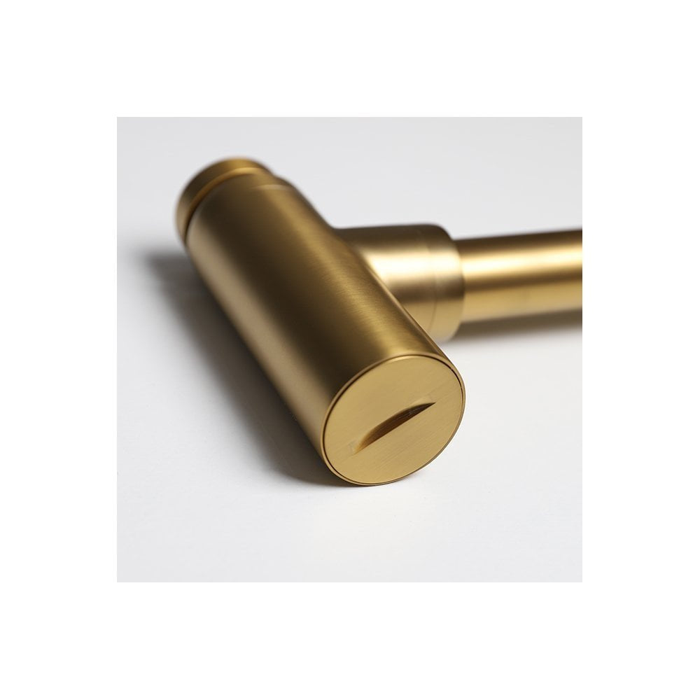 Sifon Wastafel Rond Geborsteld Goud Design Afvoer Badkamer Luxe Modern | Restfield