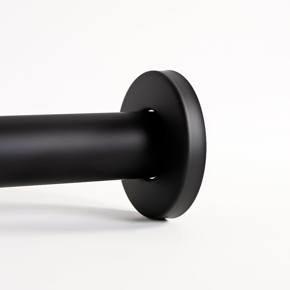 Sifon Wastafel Rond Mat Zwart Design Afvoer Badkamer Luxe Inkortbaar Complete Set