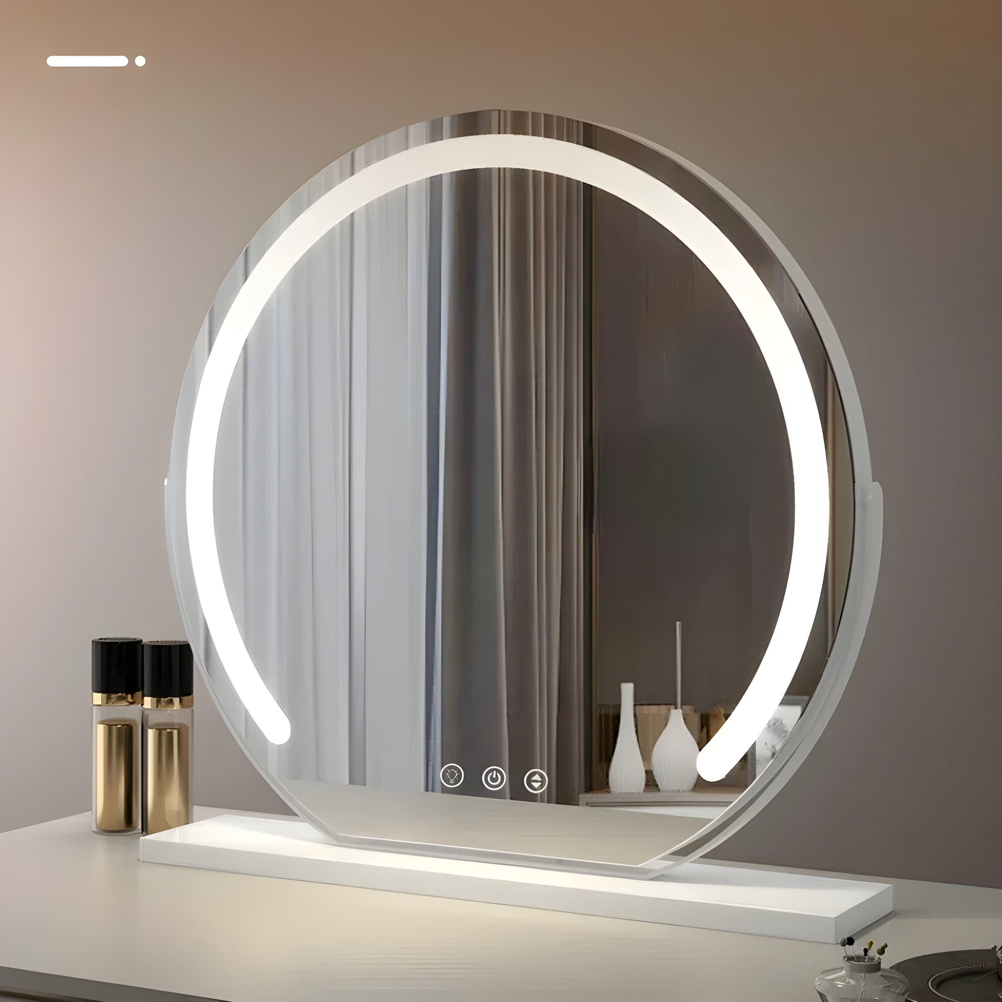 LED Make-up Spiegel Rond Met Verlichting Dimbaar 40-50-60cm | Restfield