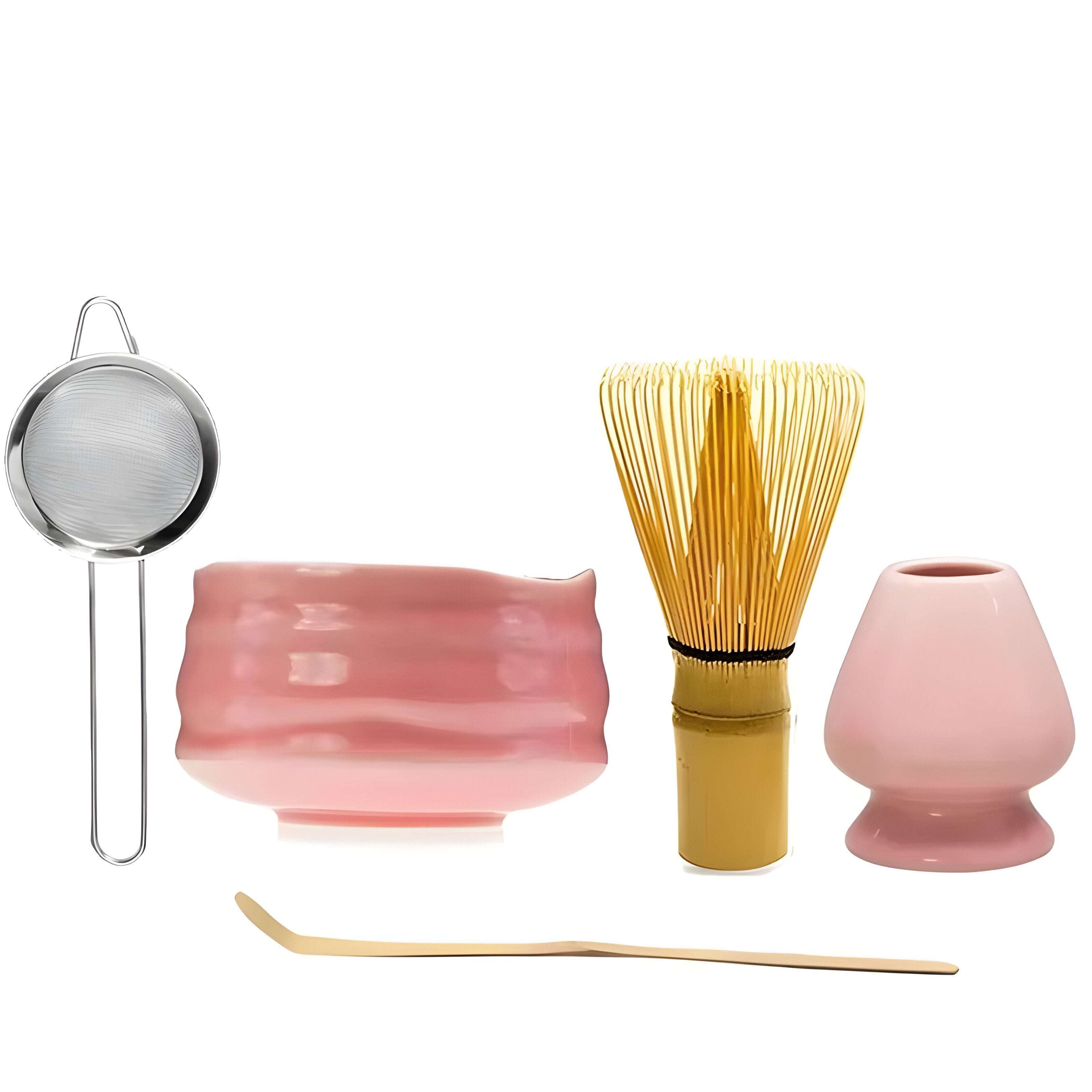 Matcha Set Roze Keramiek 1-5 Delig Japanse Theeceremonie | Restfield