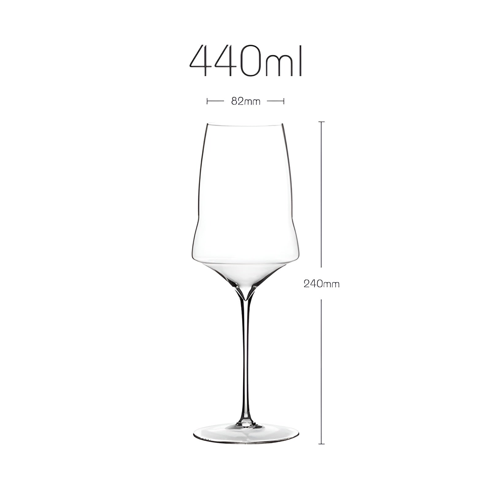Wijnglas Kristal Dunwandig 390-760ml Champagne Glas Elegant | Restfield
