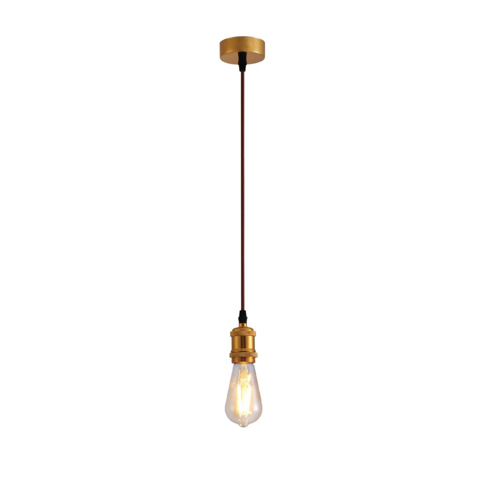 Hanglamp Vintage Industrieel Retro E27 Antiek Rood Brons Goud Nikkel Dimbaar Verstelbaar | Restfield