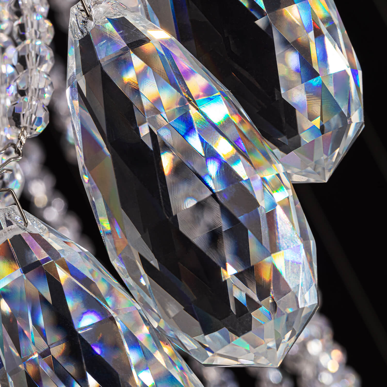 Kristallen Kroonluchter Spiraal Modern Chroom GU10 Trap Entreehal Groot Hoog Plafond | Restfield